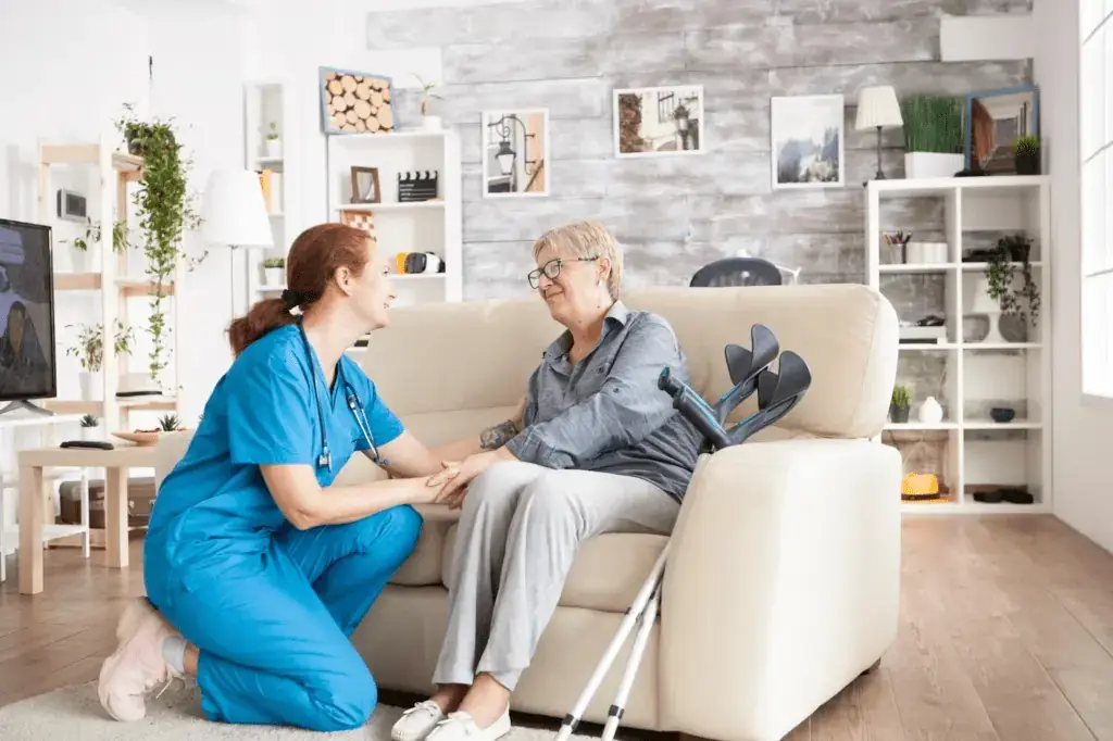 Specialized monitoring and medical equipment ensuring resident safety